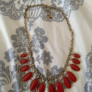 Lucky Brand Coral Gem Necklace